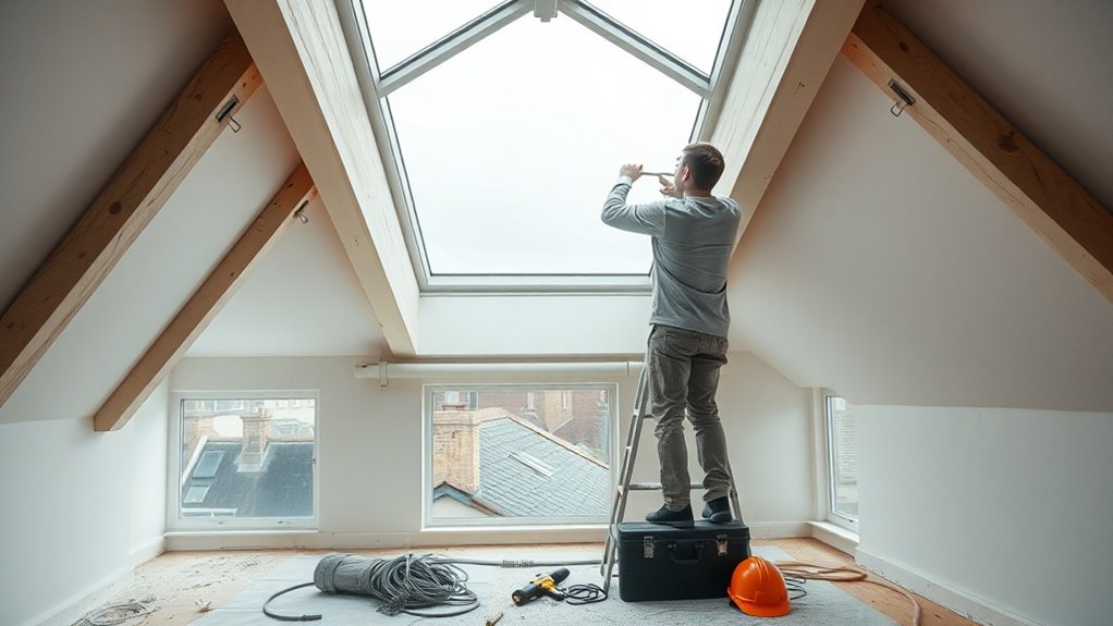 Electric Skylight Installation Hornsey