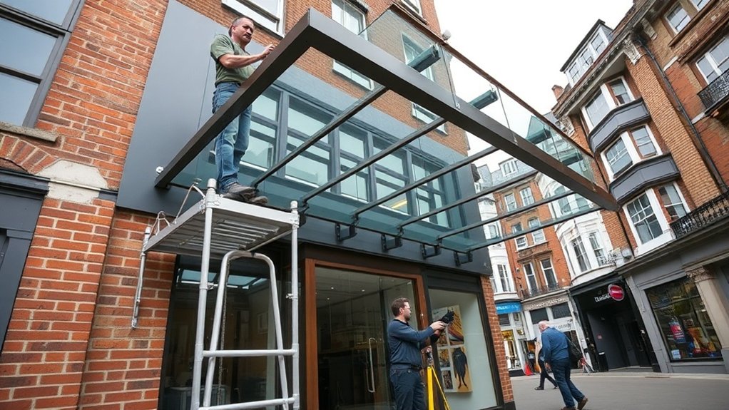 Shopfront Canopy Hornsey