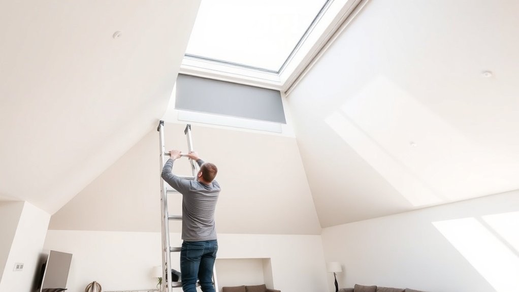 Skylight Blinds Installation Hornsey