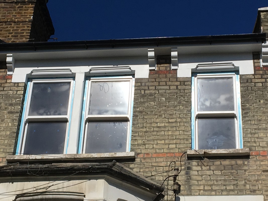New uPVC sash windows fitted on Victorian terrace in Hornsey
